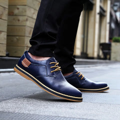 Italian Elegance Men's Leather Oxfords