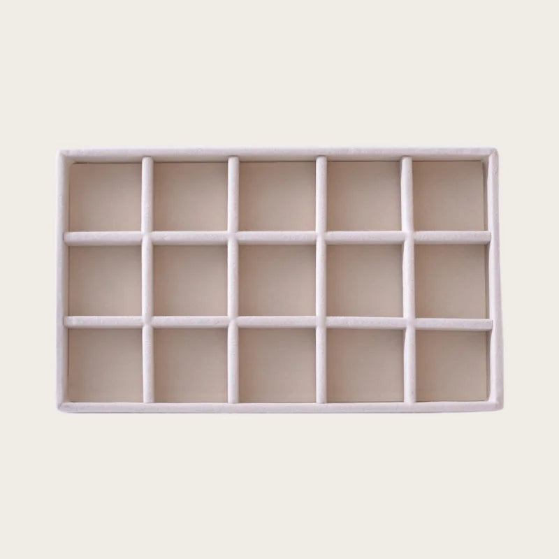 Velvet Jewellery Tray Organiser