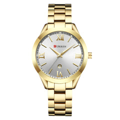 CURREN Retro Ladies Quartz Watch – Elegant and Waterproof
