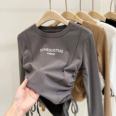 Girls' Long-Sleeve Cotton Tee – Soft & Stylish Everyday Wear
