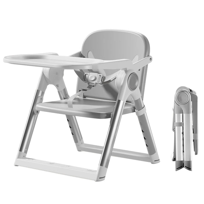 Portable Booster Seat, Travel Highchair, 6 Months to 3 Years, Dark Gray