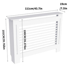 Super Tall 100CM Radiator Cover – Modern MDF Grill Shelf Cabinet