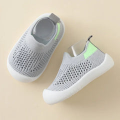 Baby and Toddler Knitted Slip-On Trainers