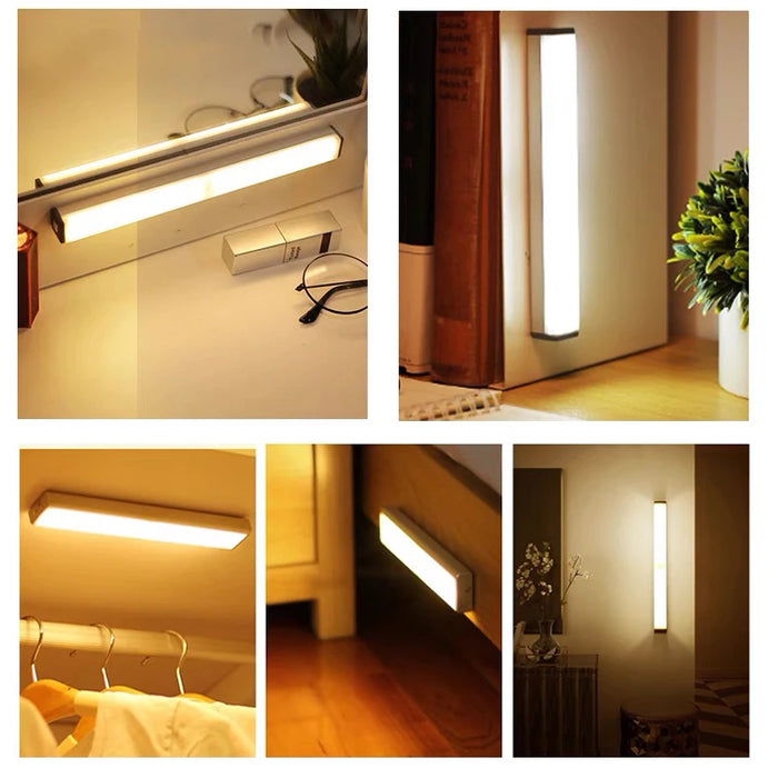 Wireless Motion Sensor LED Light, Rechargeable Night Light for Cabinets & Staircases, image 2