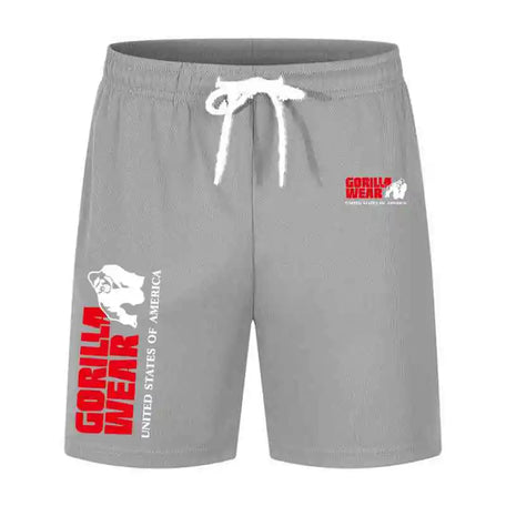 Men’s Cotton Casual Shorts – Gorilla Print Gym & Streetwear