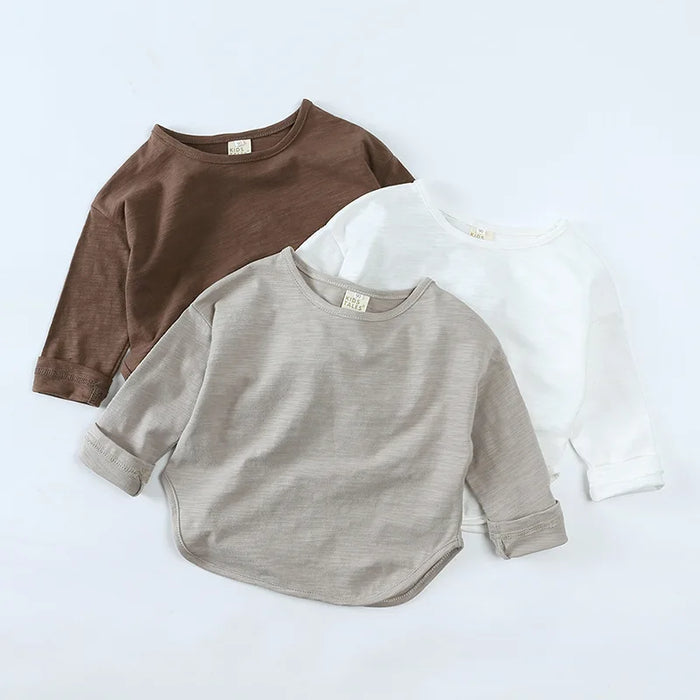 Kids' Cotton Long Sleeve Top