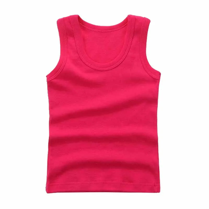 Kids' Cotton Vest Tops