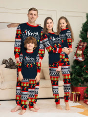 Festive Cartoon Family Christmas Pyjama Set