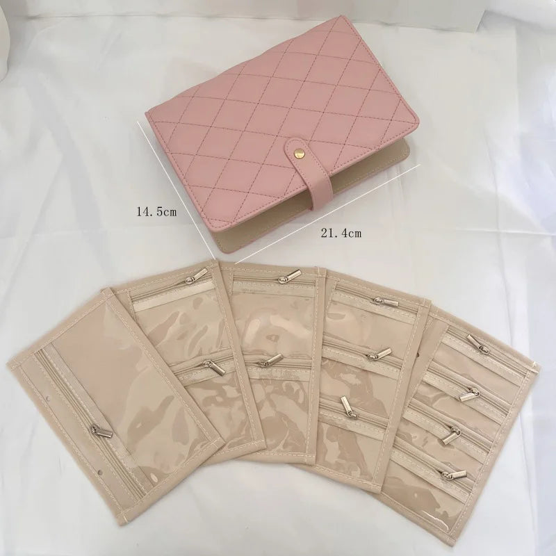 Quilted Jewellery Storage Book