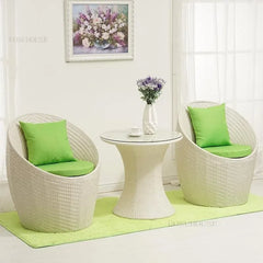 Modern Rattan Patio Set – 3-Piece Outdoor Furniture