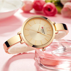 CURREN Fashion Gold Ultra-Thin Women’s Watch