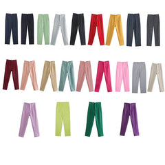 Women's High-Waist Pencil Trousers – Elegant Office & Formal Wear