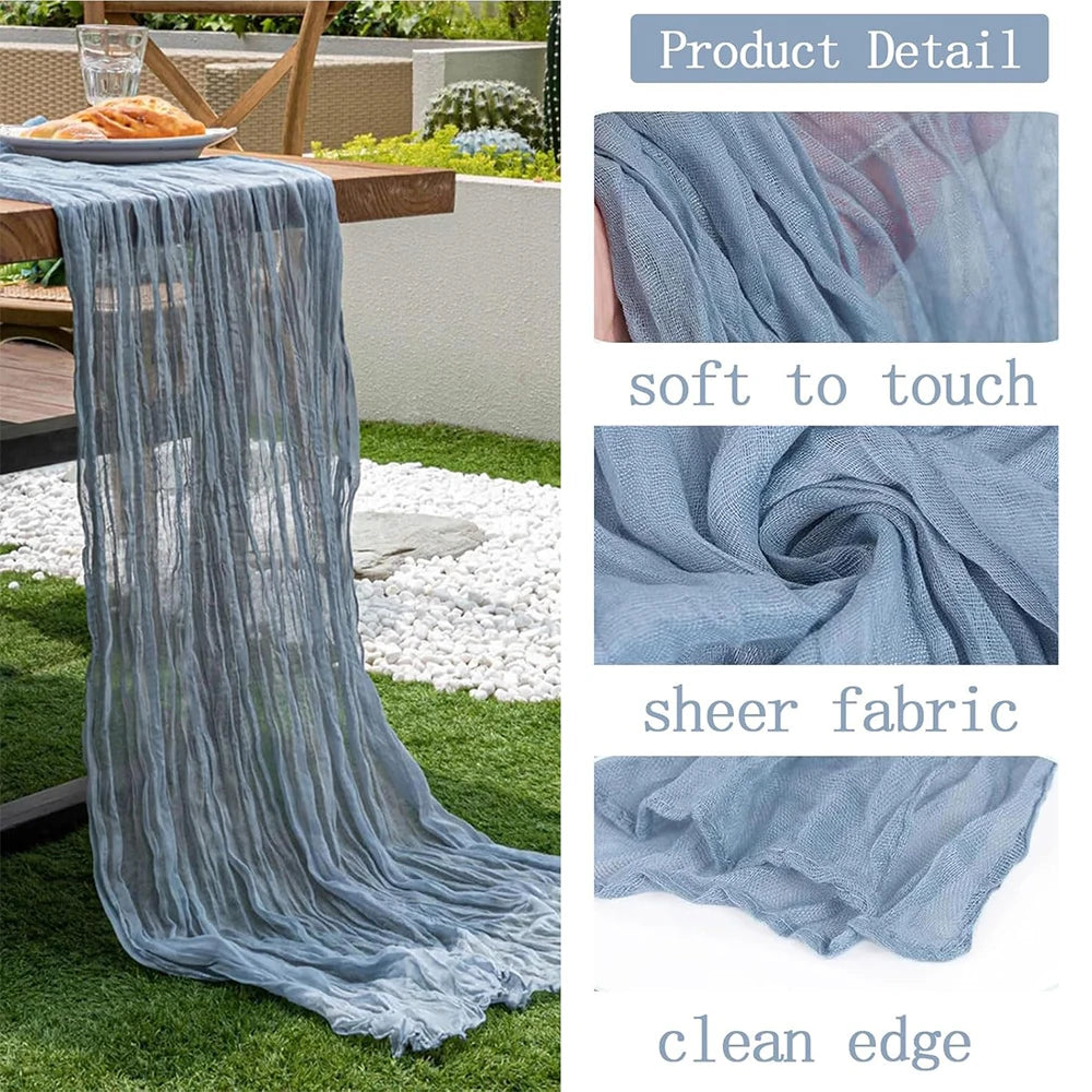 Cheesecloth Table Runner
