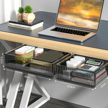 Under Desk Stick-On Storage Drawer