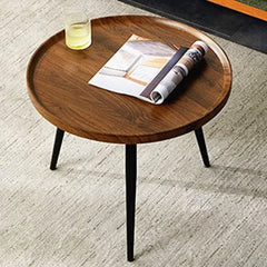 Modern Grey Coffee Table – Nordic Small End Table for Living Room