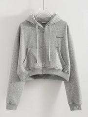 Women's Fleece Crop Hoodie and Joggers Set