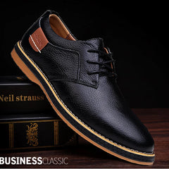 Italian Elegance Men's Leather Oxfords