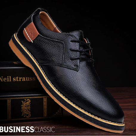 Italian Elegance Men's Leather Oxfords
