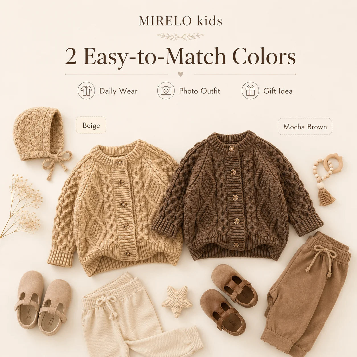 Kids' Chunky Knit Cardigan