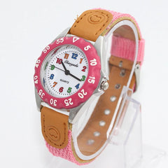 Kids' 24-Hour Quartz Canvas Watch