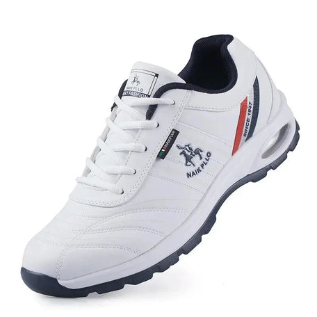 ALCUBIEREE Men's Outdoor Leather Casual Sneakers