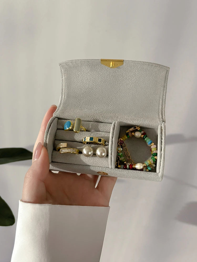 Mini Velvet Jewellery Case