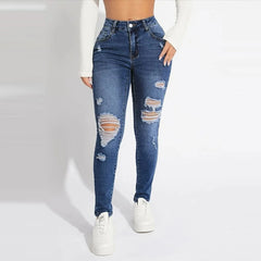 Urban Chic Skinny Ripped Jeans
