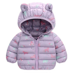 Kids' Lightweight Hooded Puffer Jacket