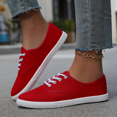 Canvas Charm: Women's Everyday Sneakers