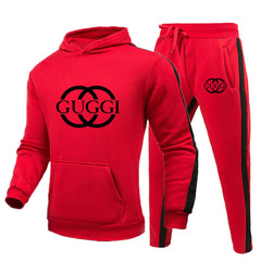 Men’s Tracksuit Set – Casual Hoodie & Jogger Pants 2-Piece Sportswear