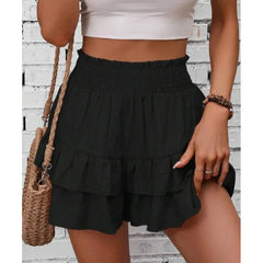 Women's Wide-Leg Draped Shorts – Casual & Versatile Summer Wear