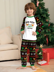 Festive Family Pyjama Set with Fun Holiday Prints