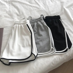 Women's Striped Casual Shorts – Loose-Fit Summer Sports Shorts