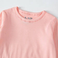 Kids’ Soft Long-Sleeve Base Layer – 5-Pack Essential Tees