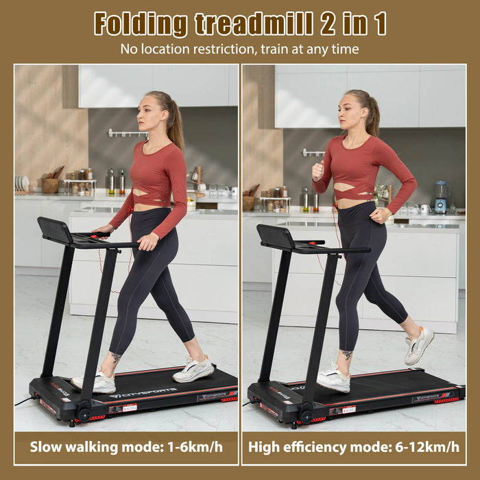 StrideMaster 2-in-1 Foldable Treadmill, image 2
