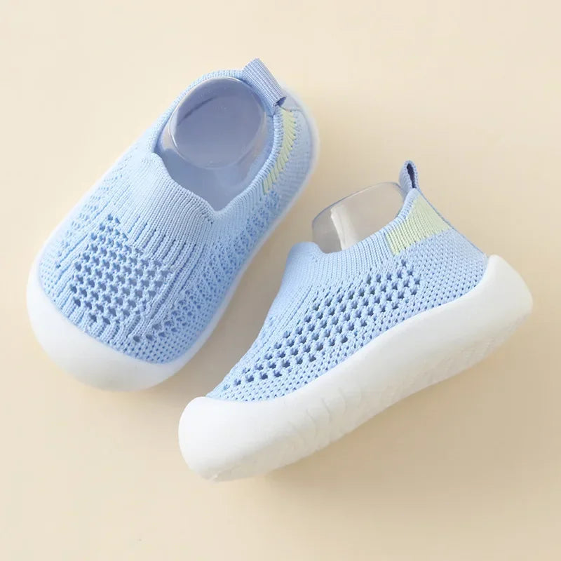 Baby and Toddler Knitted Slip-On Trainers