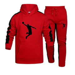 Men’s 2-Piece Tracksuit – Casual Hoodie & Joggers Set for Spring & Autumn