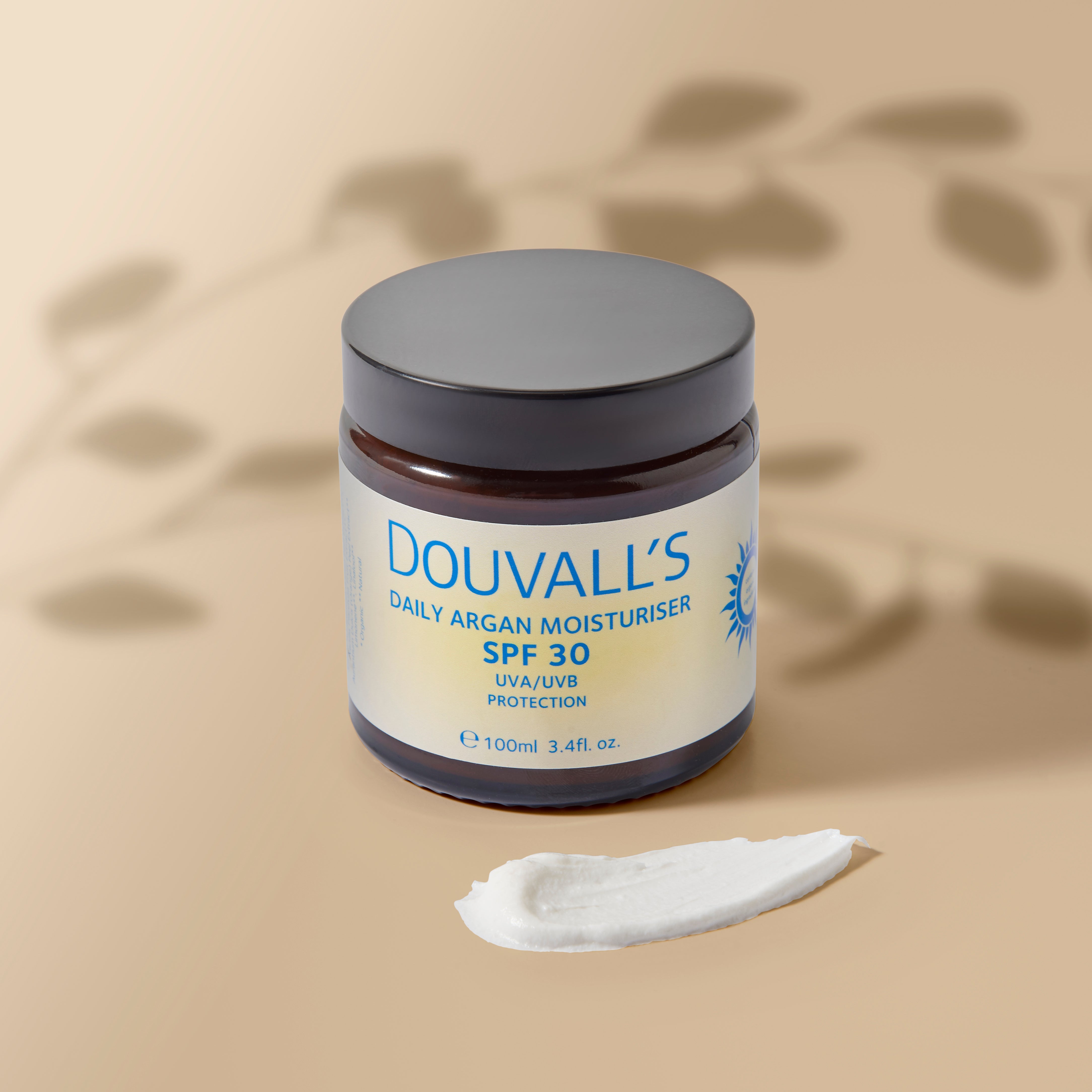 Argan Daily Moisturiser SPF30 100ml Jar – Mineral Zinc Oxide Sunscreen