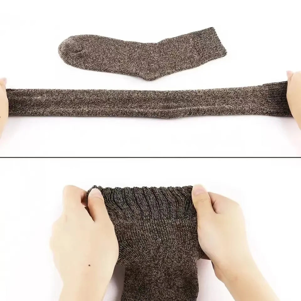 Thick Terry Winter Socks, 5 Pairs