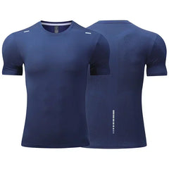 Men’s Quick-Dry Fitness T-Shirt – Breathable Short-Sleeve Running & Cycling Top