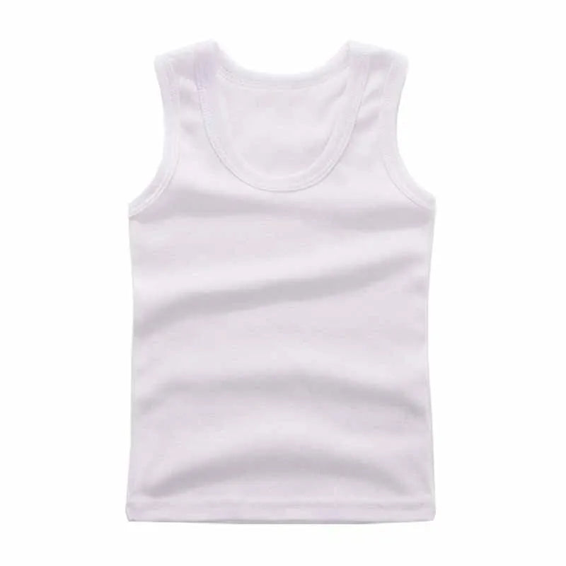 Kids' Cotton Vest Tops