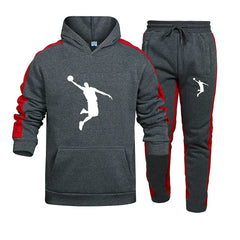 Men’s 2-Piece Tracksuit – Casual Hoodie & Joggers Set for Spring & Autumn