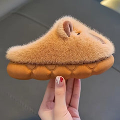 Kids' Warm Cartoon Slippers