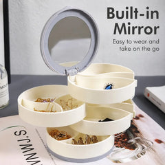 Rotating Jewellery Box with Mirror