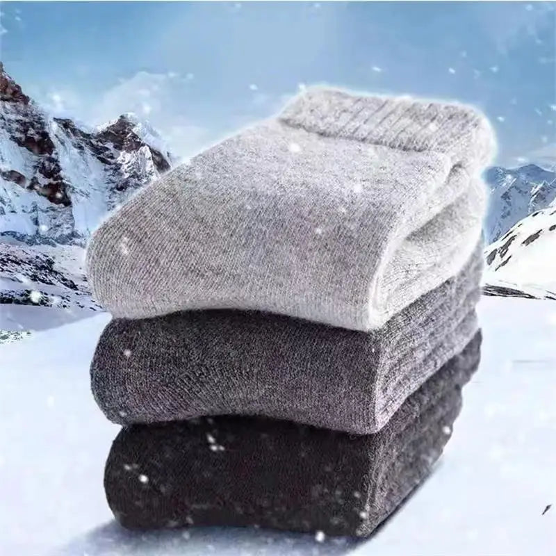 Men's Thick Thermal Socks, 4 Pairs