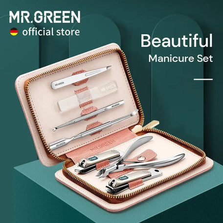 Elegance Pink Manicure & Pedicure Kit