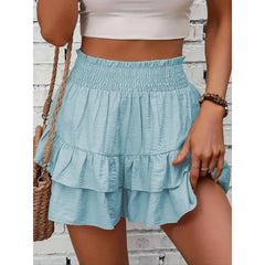Women's Wide-Leg Draped Shorts – Casual & Versatile Summer Wear