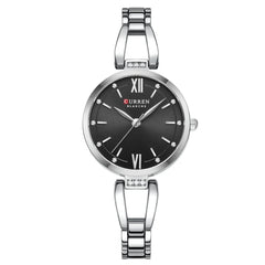 CURREN Luxury Quartz Watch with Rhinestones