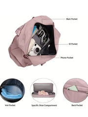 FlexiPack Expandable Travel Duffel – Women's Weekender & Gym Bag