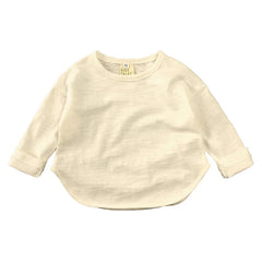 Kids' Cotton Long Sleeve Top, Relaxed Fit